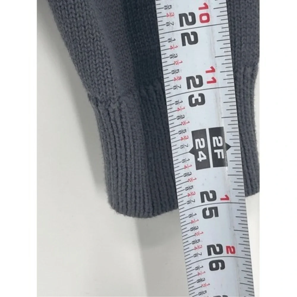 Vineyard Vines Sweater Grandpa Men XS Fair Isle Crewneck Long Sleeve Navy‎ Blue